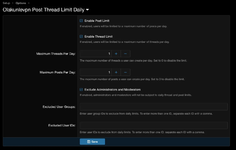 Post Thread Limit Daily by Olakunlevpn