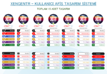 [XenGenTr] Kullanici afis tasarım sistemi | User poster design system