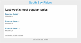 [AndyB] Weekly newsletter