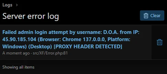 [DR] Admin Login Watch