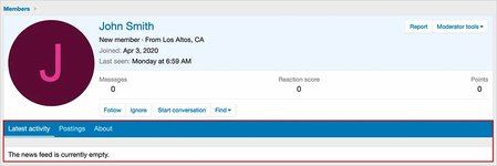 [AndyB] Profile page lite