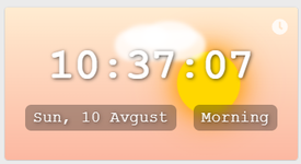 [XENDEEP] Digital Clock & Date Widget